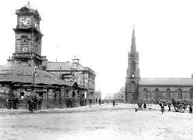 Middlesbrough, Market Place 1896