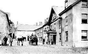 Dulverton, the Lion Hotel 1896