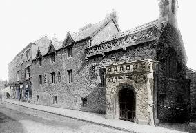 Tiverton, Greenway's Almshouses 1896