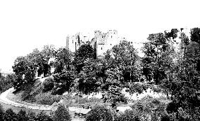 Ludlow, Castle from Quarry 1896