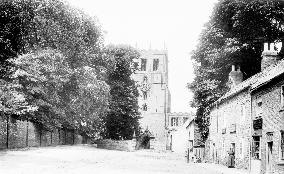 Bedale, St Gregory's Church and Village 1896