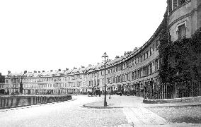 Bath, Lansdown Crescent 1896