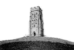 Glastonbury, St Michael's Tower 1896