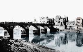 Newport, the Bridge and Castle 1896