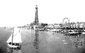 Blackpool, from Central Pier 1896