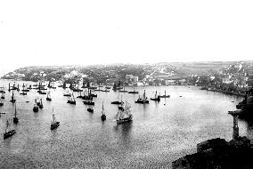 Brixham, Fishing Fleet 1896