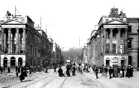 Edinburgh, Waterloo Place and the General Post Office 1897