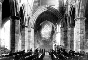 Edinburgh, St Giles's Cathedral, the Choir looking west 1897