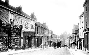 Kingsbridge, Fore Street and Bank 1896