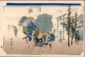Hiroshige - 53 Stations of the Tokaido - Print 12
