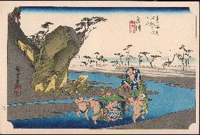 Hiroshige - 53 Stations of the Tokaido - Print 18