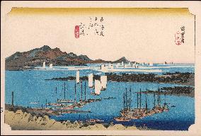Hiroshige - 53 Stations of the Tokaido - Print 19
