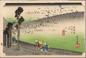 Hiroshige - 53 Stations of the Tokaido - Print 34