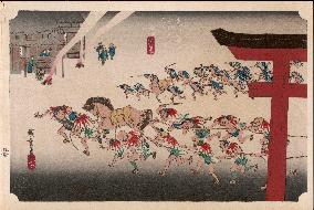 Hiroshige - 53 Stations of the Tokaido - Print 42