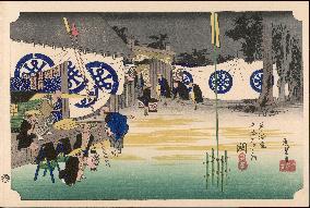 Hiroshige - 53 Stations of the Tokaido - Print 48
