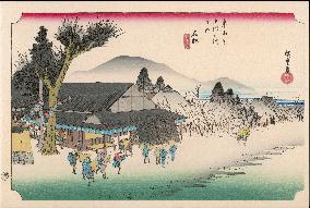 Hiroshige - 53 Stations of the Tokaido - Print 52