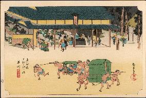 Hiroshige - 53 Stations of the Tokaido - Print 53