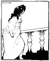 Messalina by Aubrey Beardsley