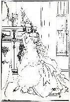 The Coiffing by Aubrey Beardsley