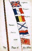 Flags of the Allied countries during WWI