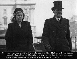 Clement Attlee and wife