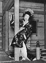 A Japanese actor plays a female role.