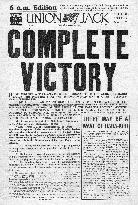 1945 Union Jack Victory as Japan accepts surrender