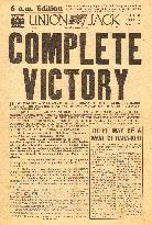 1945 Union Jack Victory as Japan accepts surrender