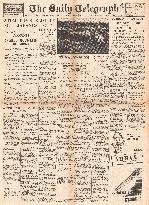 1945 Daily Telegraph Atom Bomb Dropped On Hiroshima