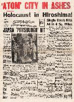 Pittsburg Sun-Telegraph (USA) Atom Bomb Dropped On Hiroshima