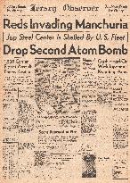 Jersey Observer Russia declare war on Japan - Atom bomb Naga