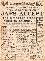 1945 Evening Standard (London) Japan accepts complete surren