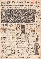 1945 Evening News (London) World War Two ends and VJ Day