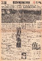 1945 Daily Mail VJ Day celebrations in London