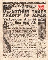 1945 Daily Mirror (Sydney) MacArthur takes charge of Japan