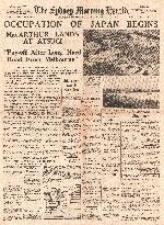 1945 Sydney Morning Herald (Australia) Occupation of Japan