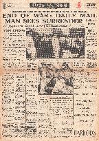 1945 Daily Mail Japan signs surrender