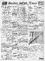 1941 Sunday Times Britain and US Stop all trade with Japan