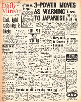 1941 Daily Mirror America, Britain and China warn Japan