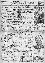 1941 News Chronicle Soviet Government at Kuibishev