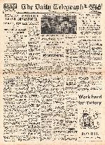 1941 Daily Telegraph Russian Warships leave Sebastopol