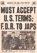 Daily News (New York) Roosevelt tells Japan to accept US pea