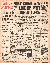 1941 Daily Mirror Battle for Libya