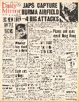 1941 Daily Mirror Japanese Army capture Burma Airfield