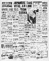 1941 Daily Herald Japanese Army capture Burma Airfield