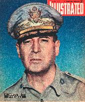 1945 Illustrated General Douglas MacArthur