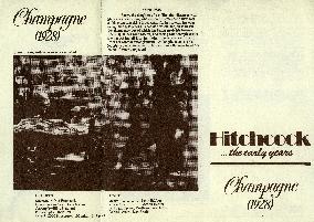 Hitchcock the Early Years, Champagne (1928) Film