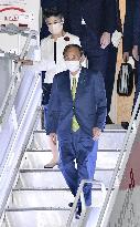 Japan PM Suga in Britain for G-7 summit