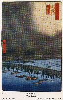 Fireworks at Ryogoku by Utagawa Hiroshige (Edo series)