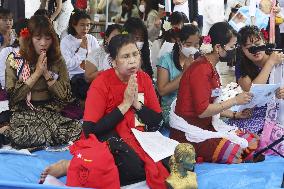 Memorial rally by Myanmar people in Japan